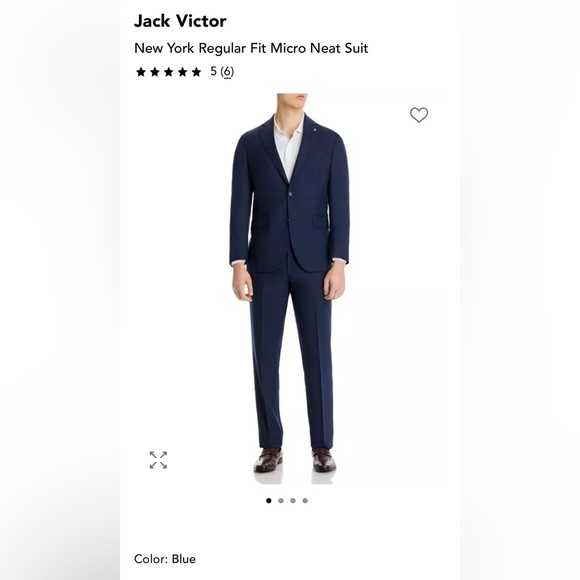 Jack Victor Men's Navy Suit